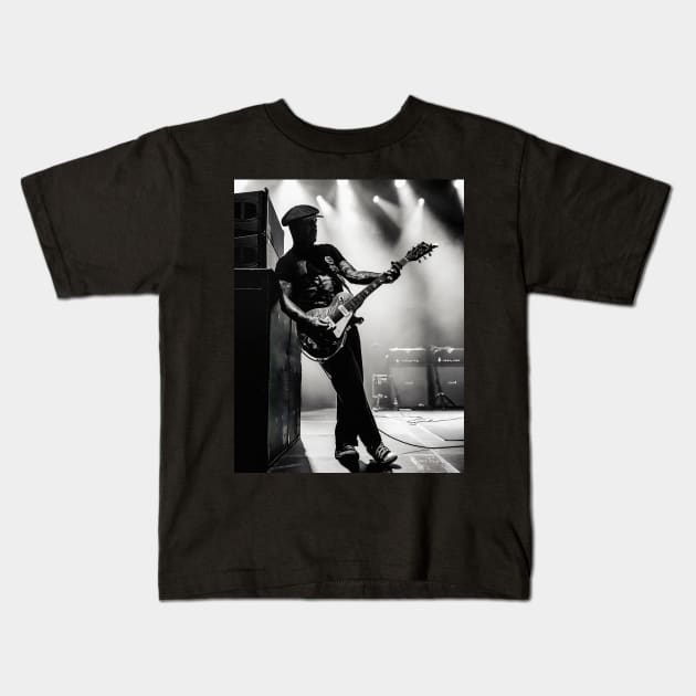 Mike Ness Distortion Kids T-Shirt by Keenan Cloths